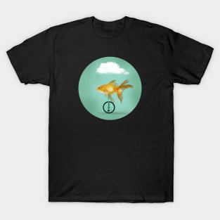Unicycle Goldfish 02 T-Shirt